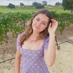 Women's Purple Floral Babydoll Dress